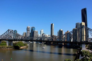 Brisbane River and City Skyline