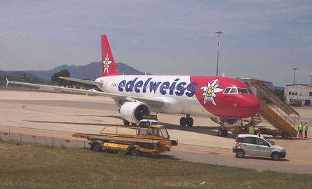 Edelweiss flights between Zurich and San Diego